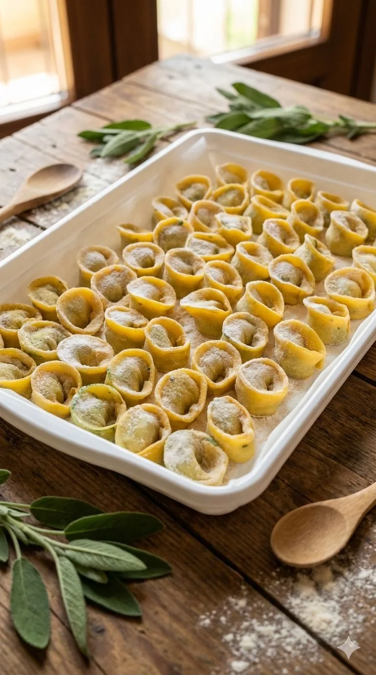 Pasta fresca fatta a mano per workshop