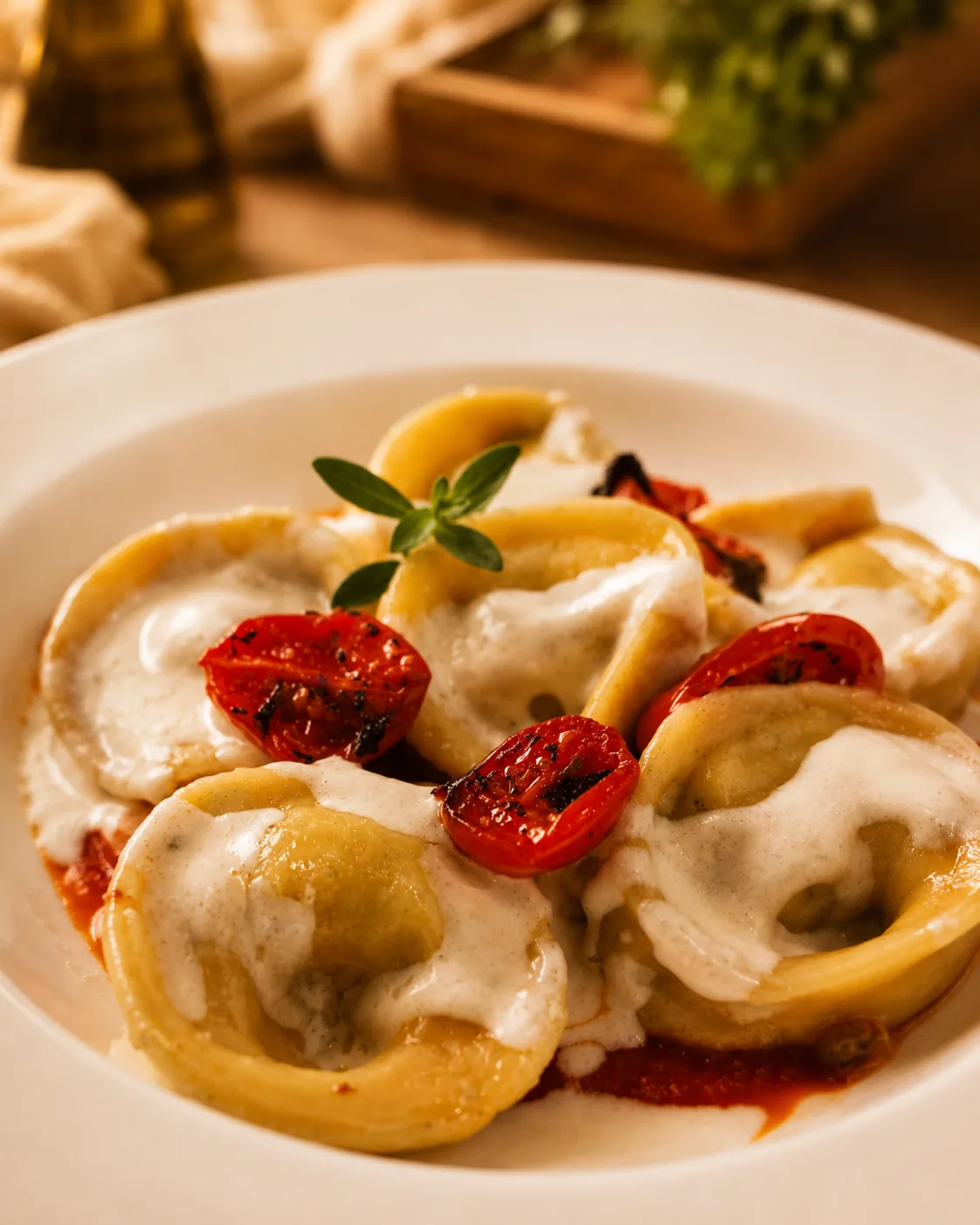 Preparazione artigianale per workshop di pasta fresca